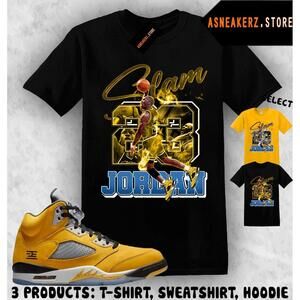 Shirt To Match Aj 5 Tokyo T23 Matching Tee Mj Icon 23 Slam T-Shirt